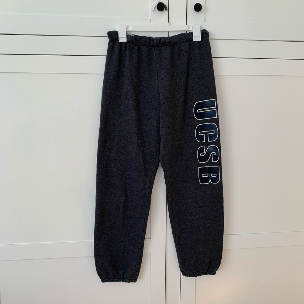 U- Trau Denver Colorado Gray UCSB Joggers Size Small